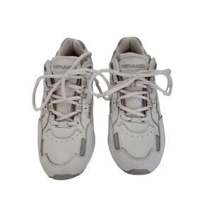 Orthaheel Vionic Women's Walker Shoes Size 10 White/Gray/Pink Sneakers